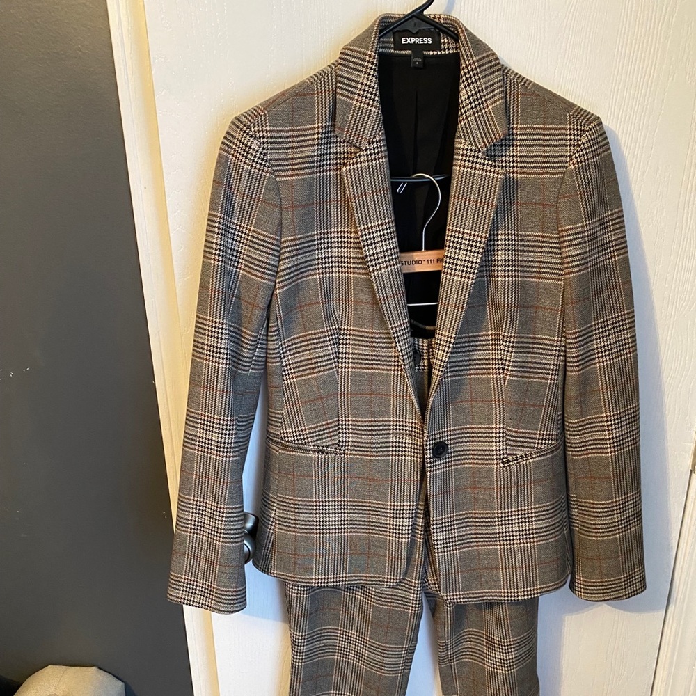 Express Plaid Blazer